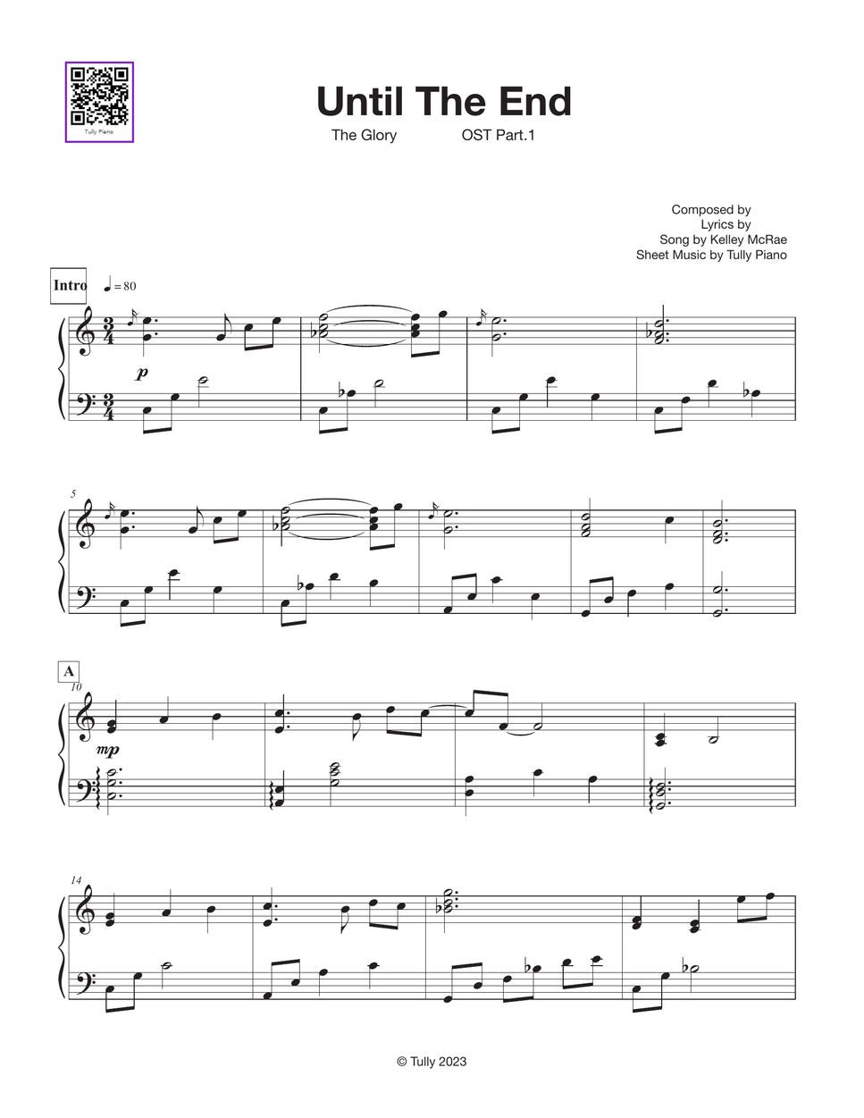 the-glory-ost-part-1-until-the-end-by-tully-piano