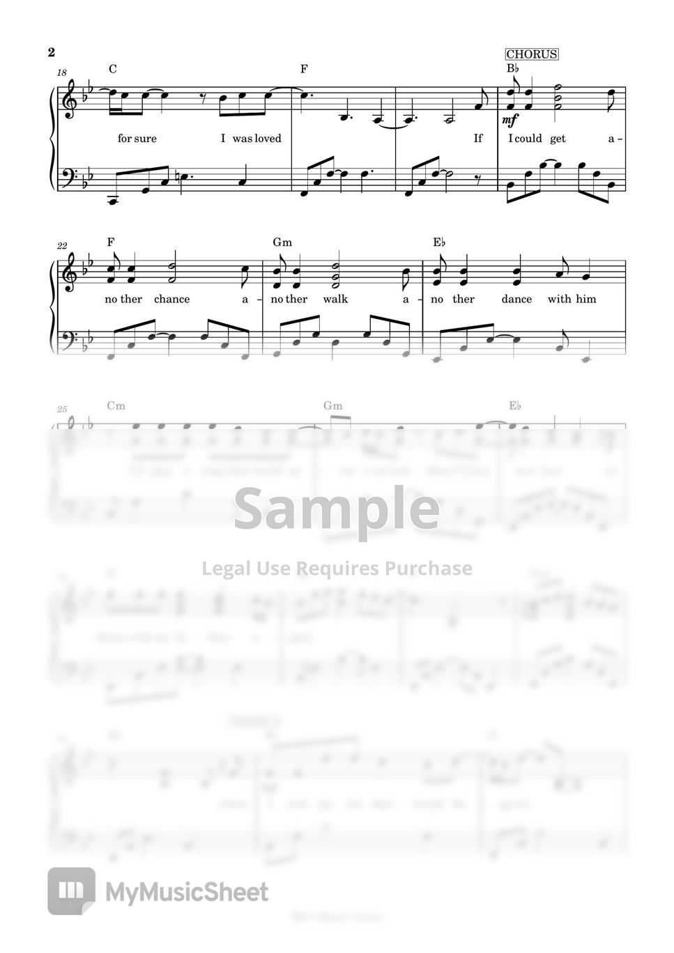 Luther Vandross - Dance With My Father (piano sheet music) by Mel's Music Corner