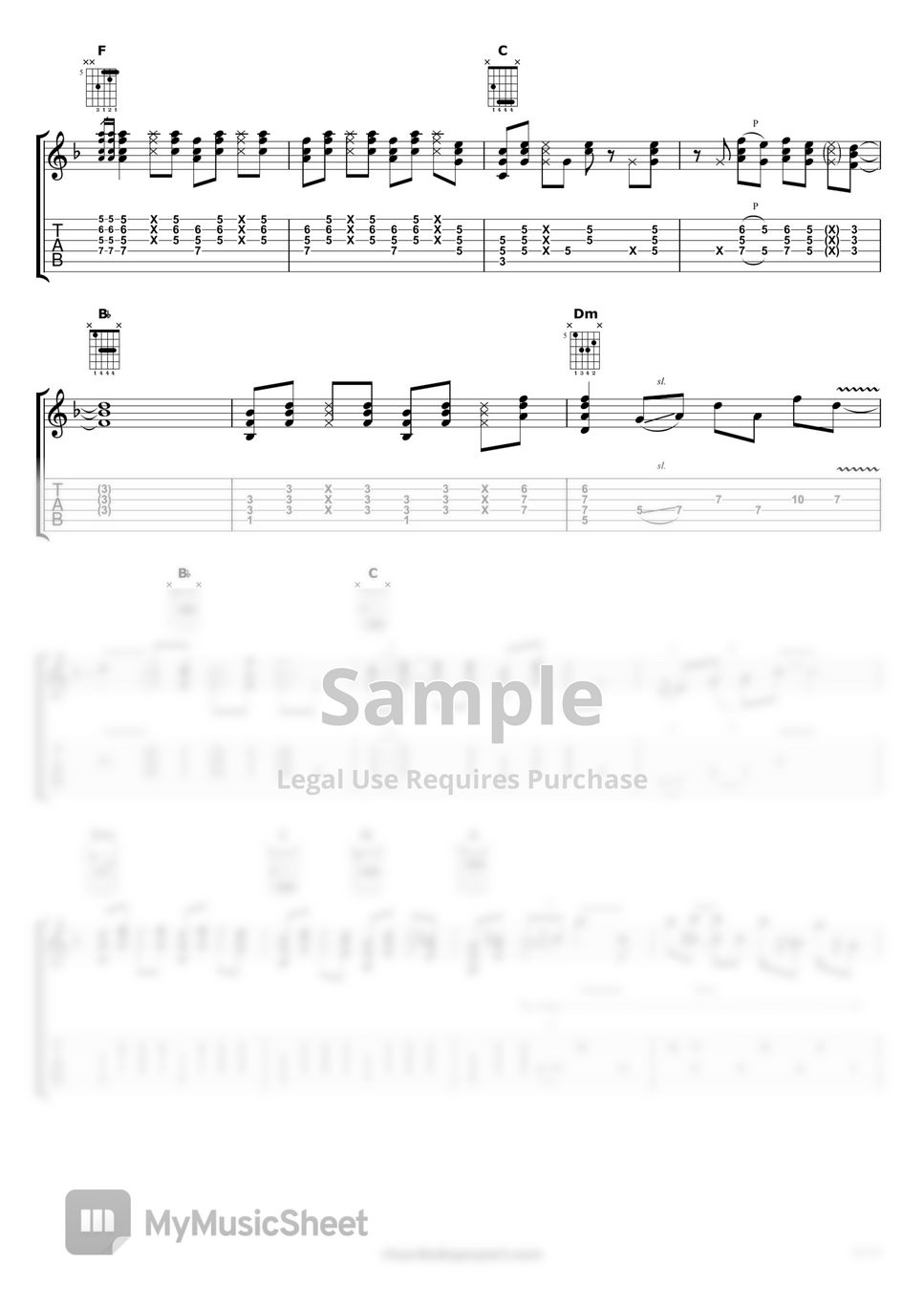 Dire Straits - Sultans of Swing (for one guitar) by Ricardo De Gaspari