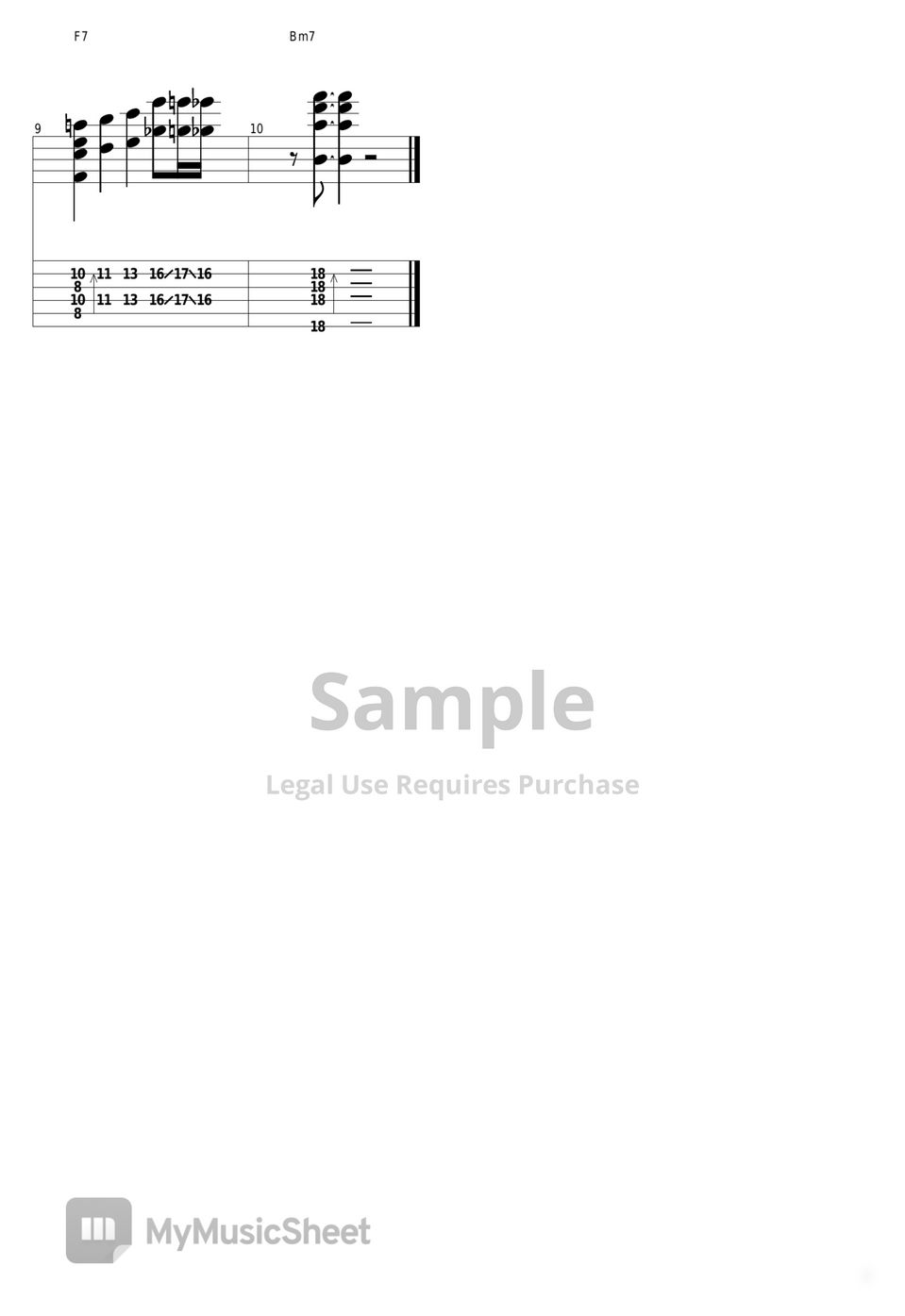 SZA Kill Bill Tab + 1staff by guitar cover with tab