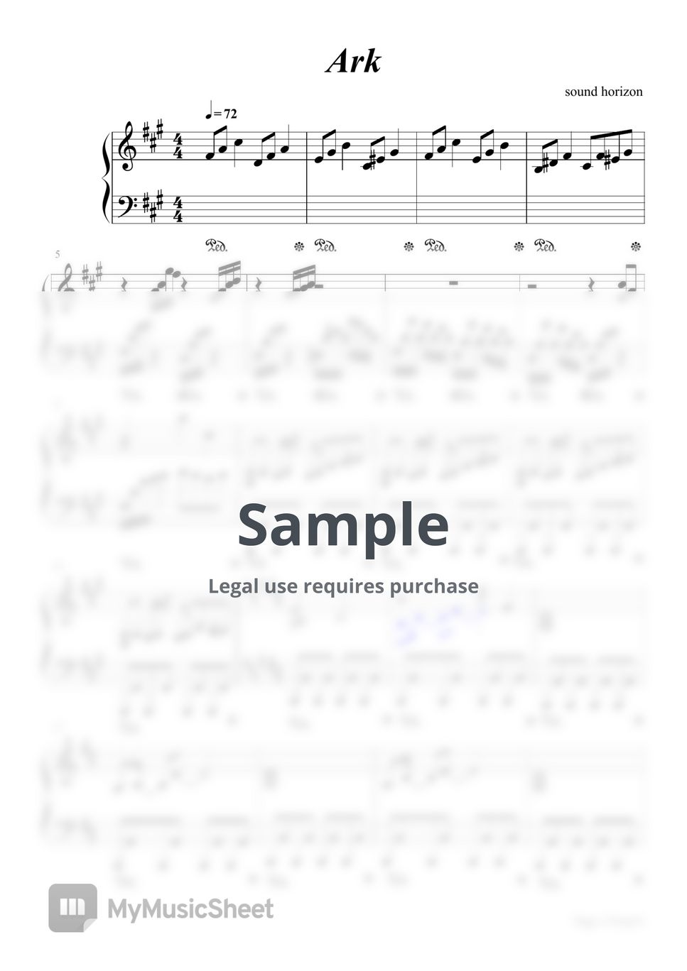 Sound Horizon ピアノアレンジ楽譜(同人) Uranographia Sound Horizon ピアノアレンジ楽譜集 Uranographia