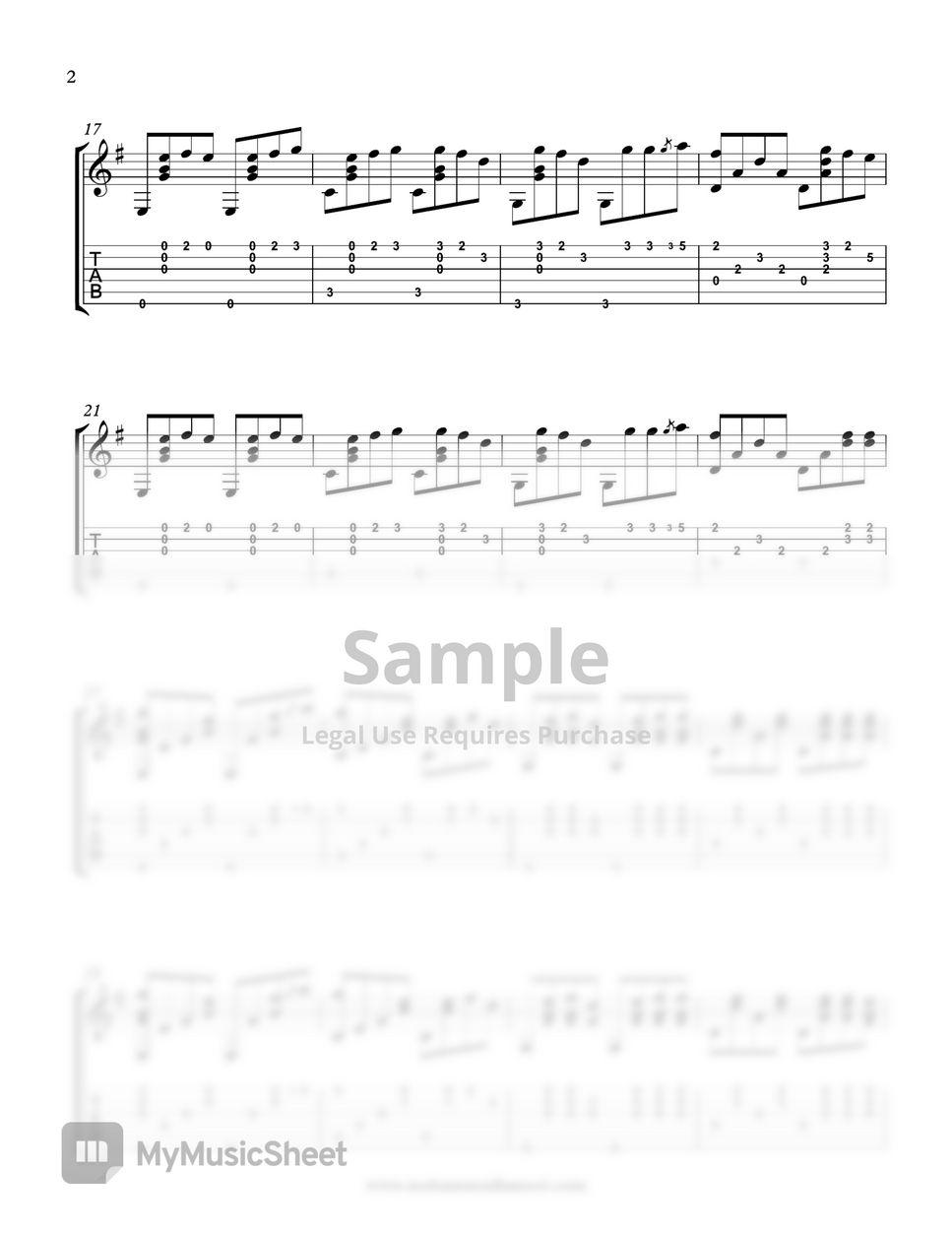The Cranberries Zombie Tab + 1staff by Mohammad lameei