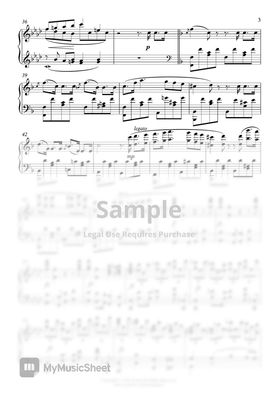 Schubert - Fantasy in F Minor D. 940 ピアノ楽譜PDF | Kassia | mymusic5