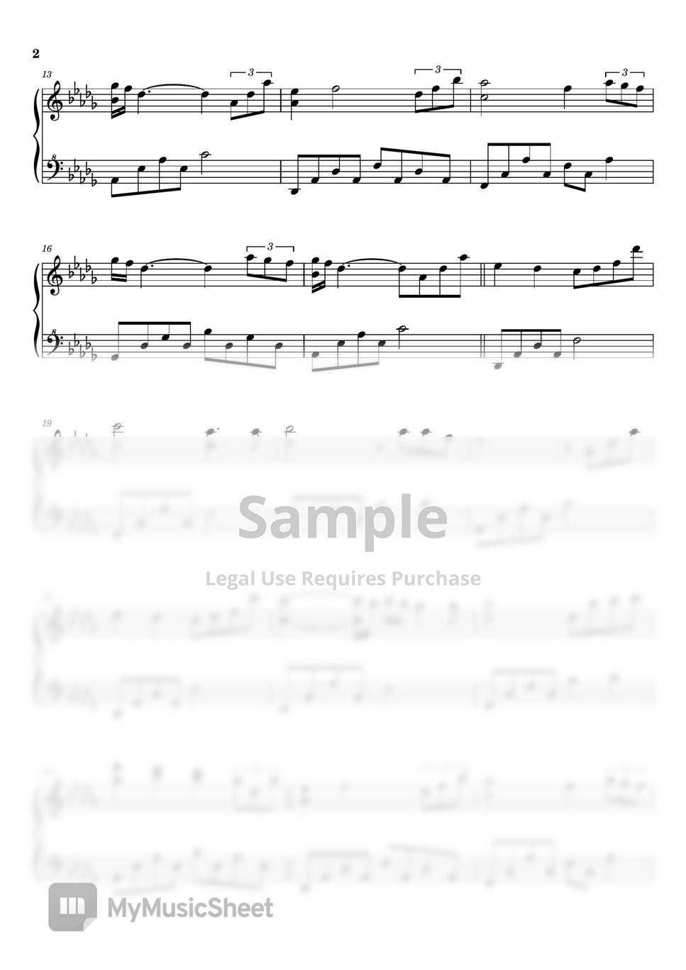 악토버 October Im In You Sheet Music Midi Sheets By Sayu 8022