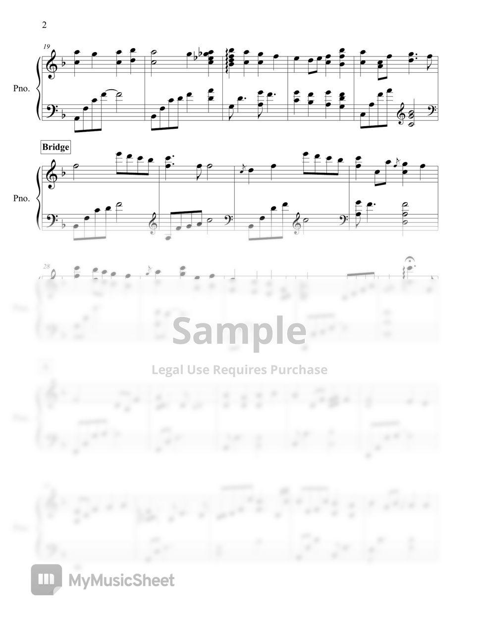 Keunyoung song christmas carol piano collection 2 8 songs sheets by