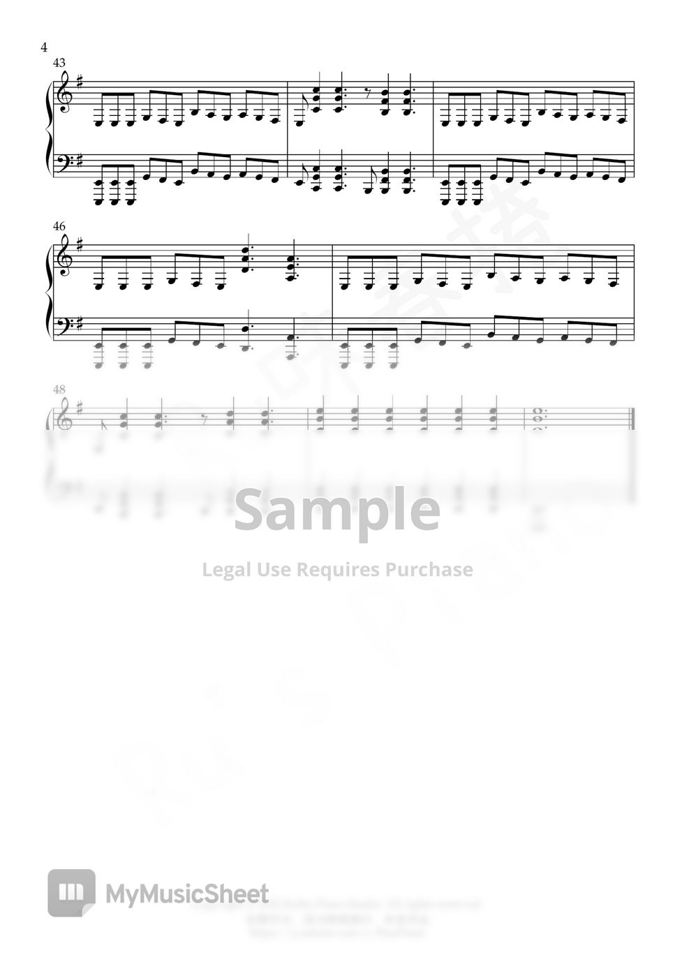 NARUTO OST - The Raising Fighting Spirit by Ru's Piano