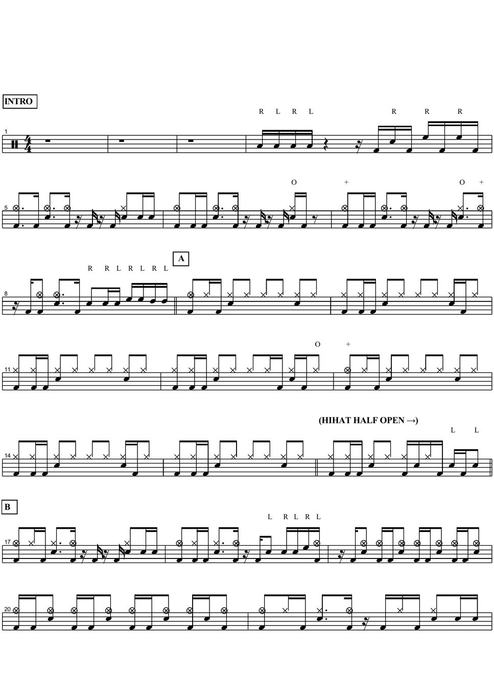 Hoobastank Crawling In The Dark Sheet by COPYDRUM