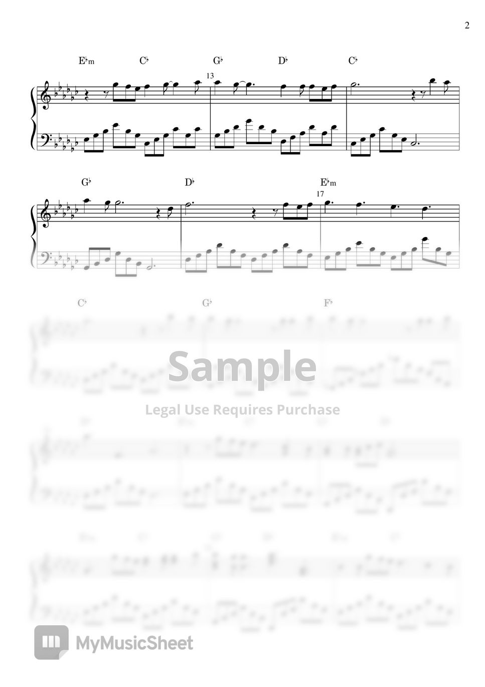 X Japan - Angel Eb minor (original key) by manogrande