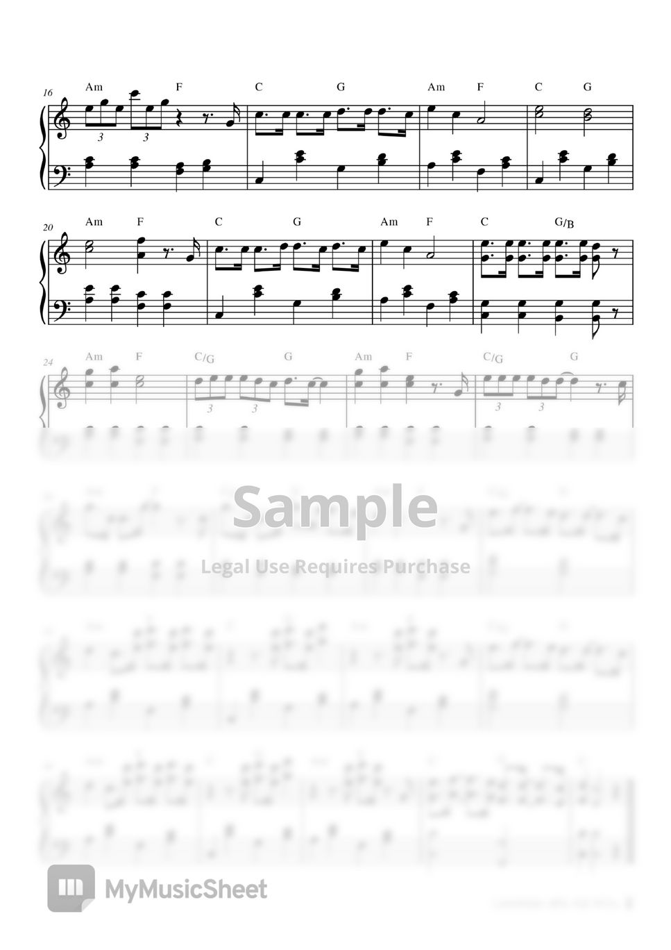 BTS - Mikrokosmos (Easy Version) 楽譜 by LaDoReMi
