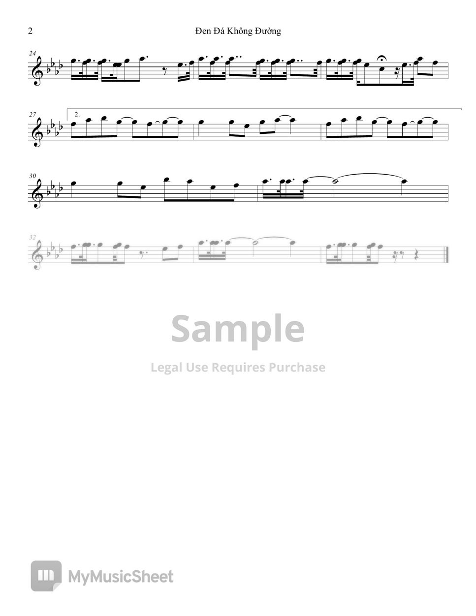 AMEE - Đen Đá Không Đường sheet music