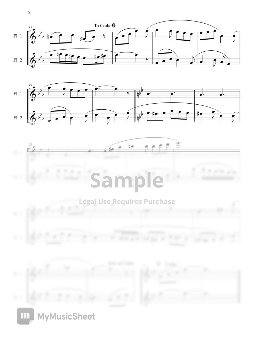 하울의 움직이는 성 OST - 인생의 회전목마(Flute Duet, 플루트 듀엣) (Flute Duet) by 바론아트