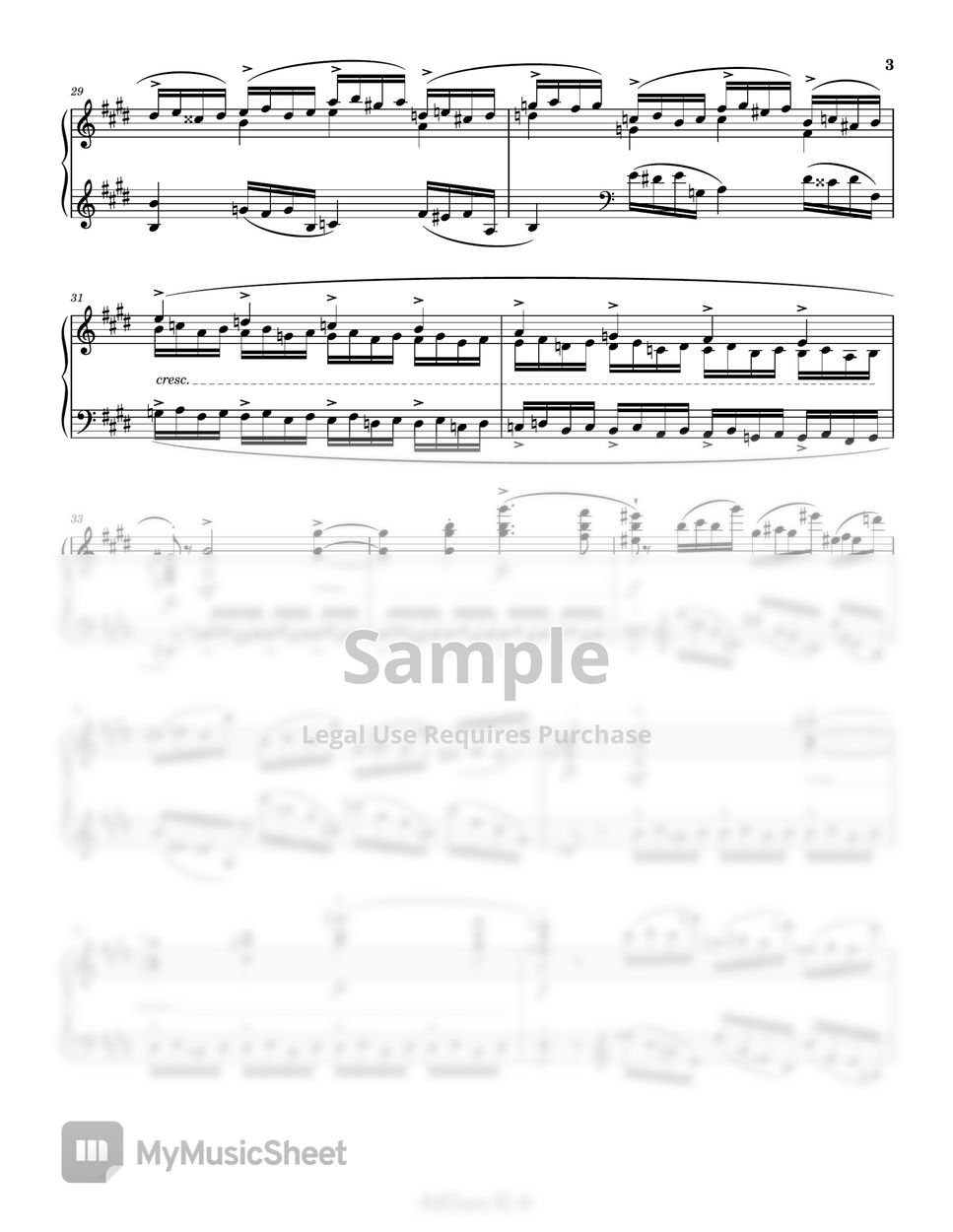 琴ページ F. Chopin - Etude Op.10 No.4 (Torrent) (Original Ver.) Sheet
