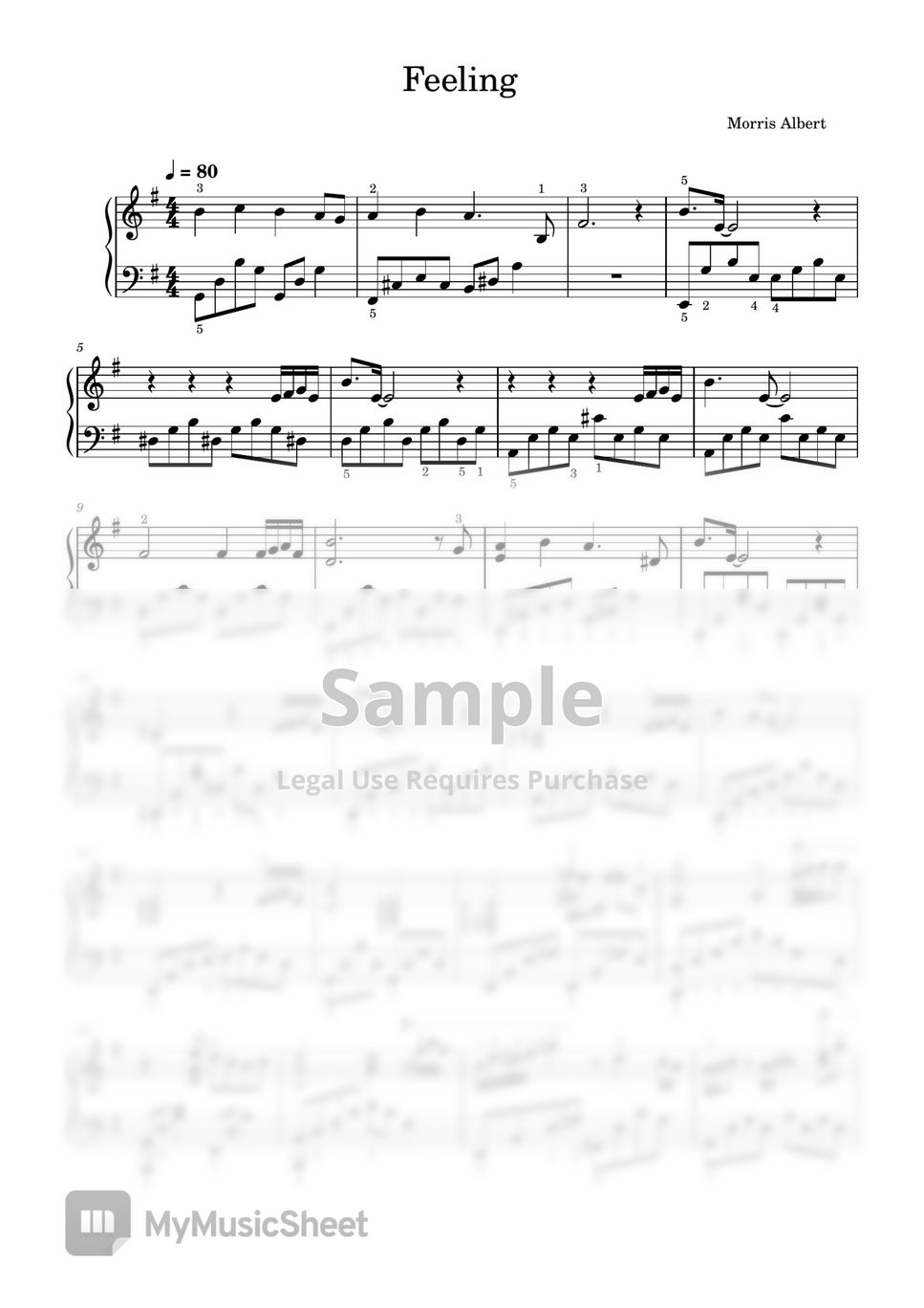 Morris Albert Feeling Sheets by Sangheart Play