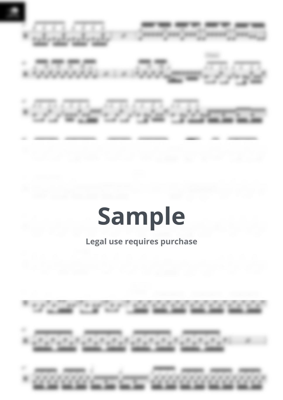 Slipknot - Unsainted by Drum Sheet MX