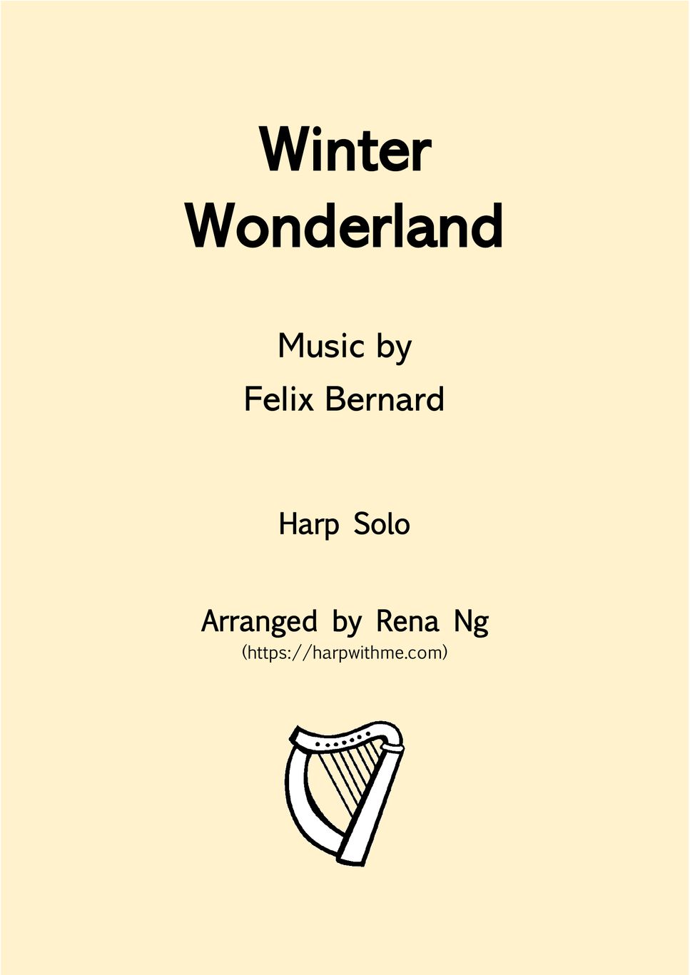Michael Buble - Winter Wonderland (Harp Solo) by Harp With Me