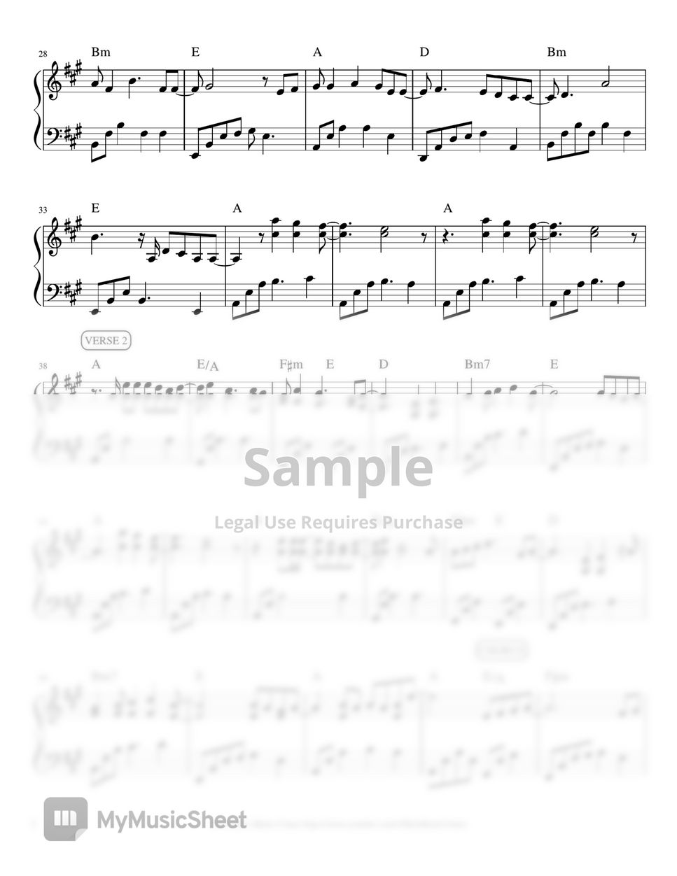 Steven Curtis Chapman - I Will be Here (piano sheet music) by Mel's Music Corner