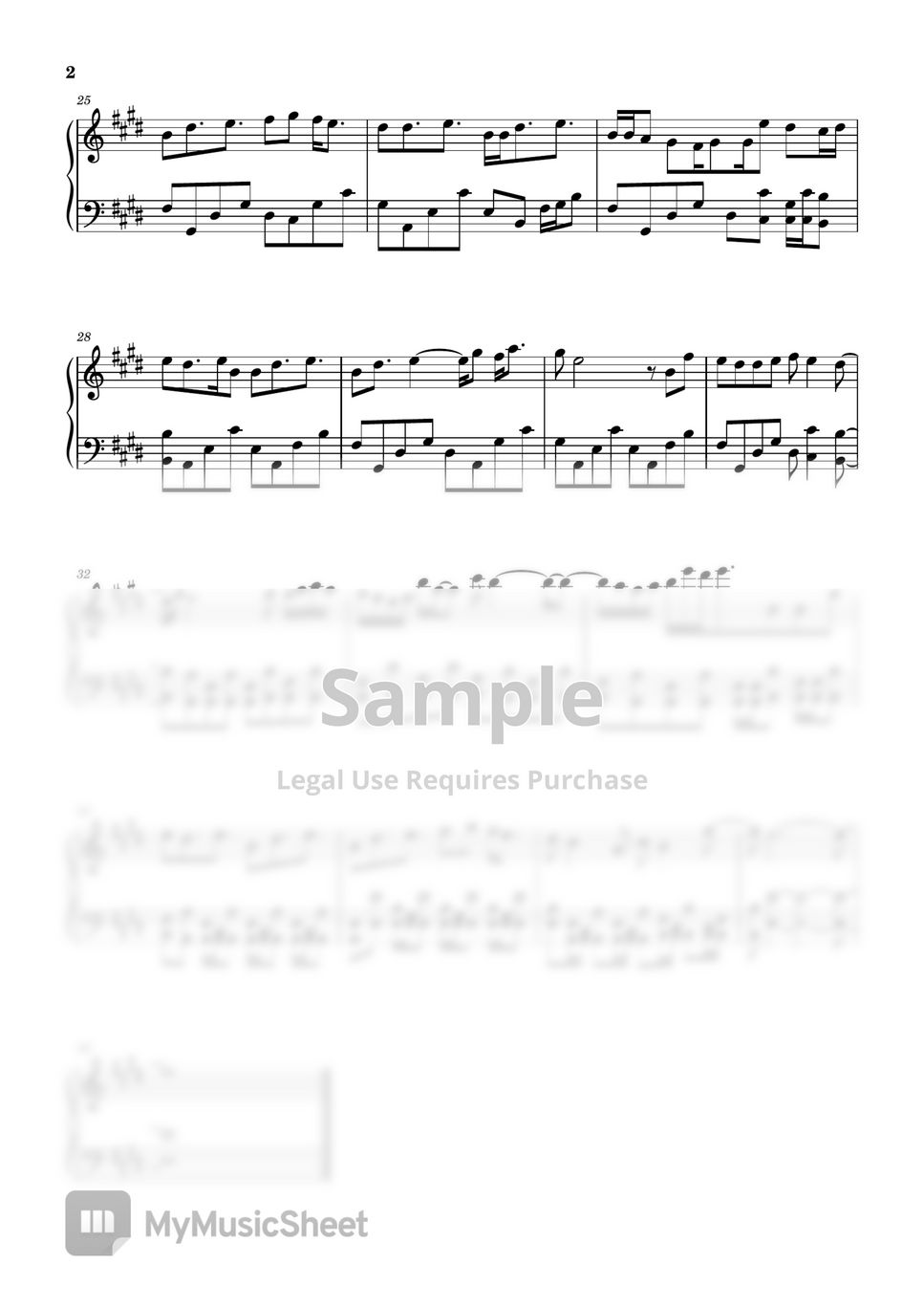 Fairy Tail Snow Fairy (Fairy Tail OP 1) Sheets by Anime Piano Tutorials