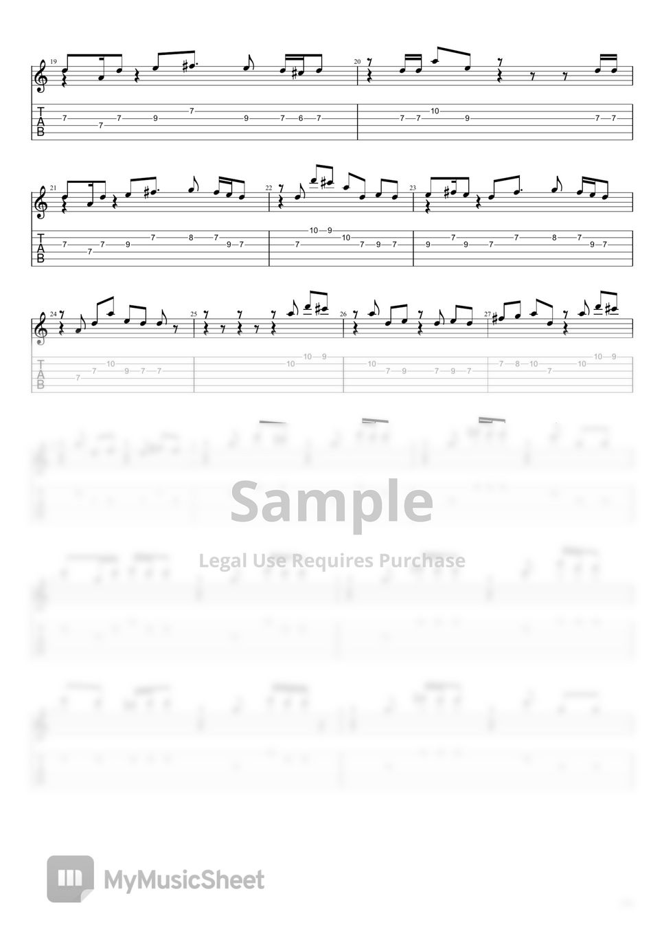 ChouchouP featuring GUMI Kokoronashi Sheet by Michael Diavolos Music