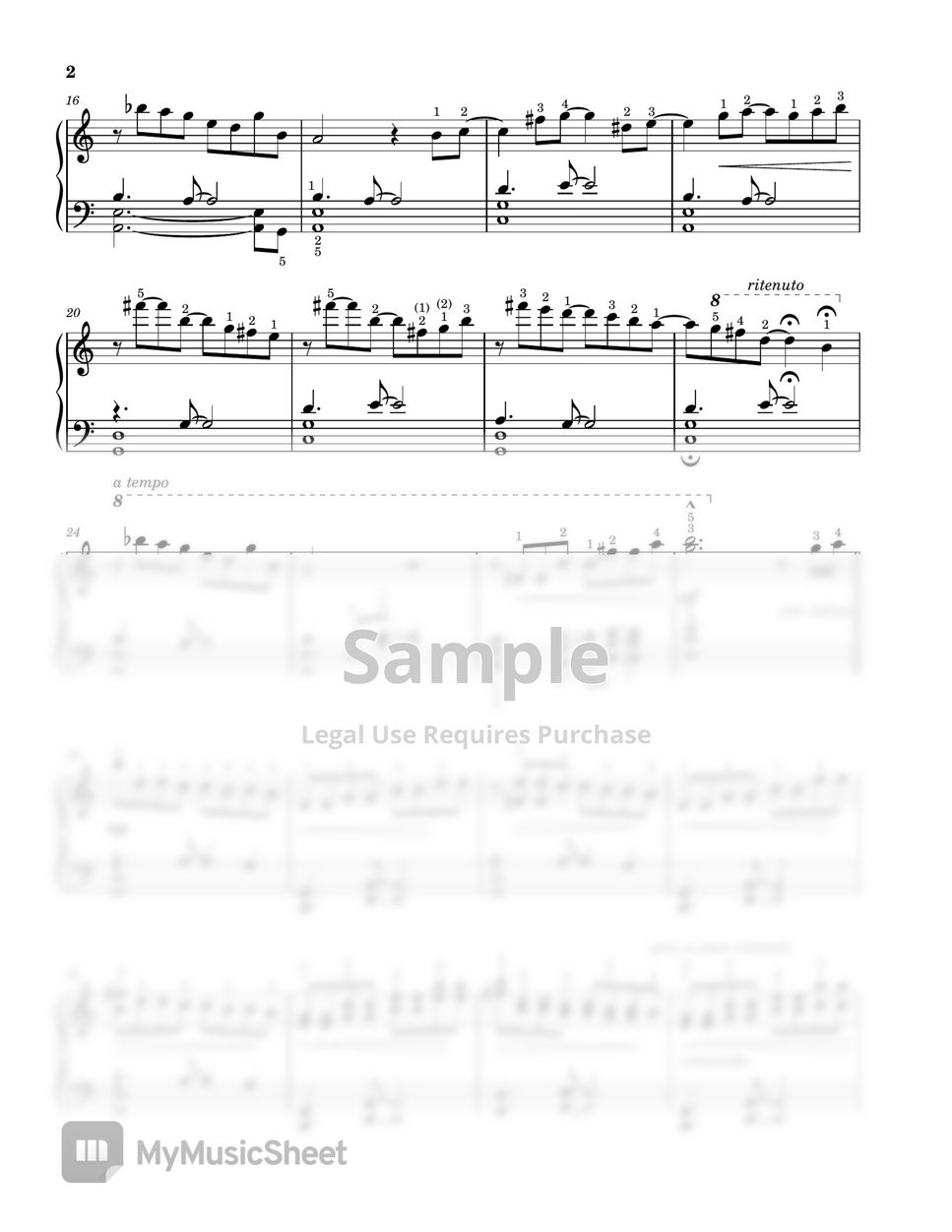 Carter Burwell - Bella's Lullaby (Twilight OST) by nattaliepiano