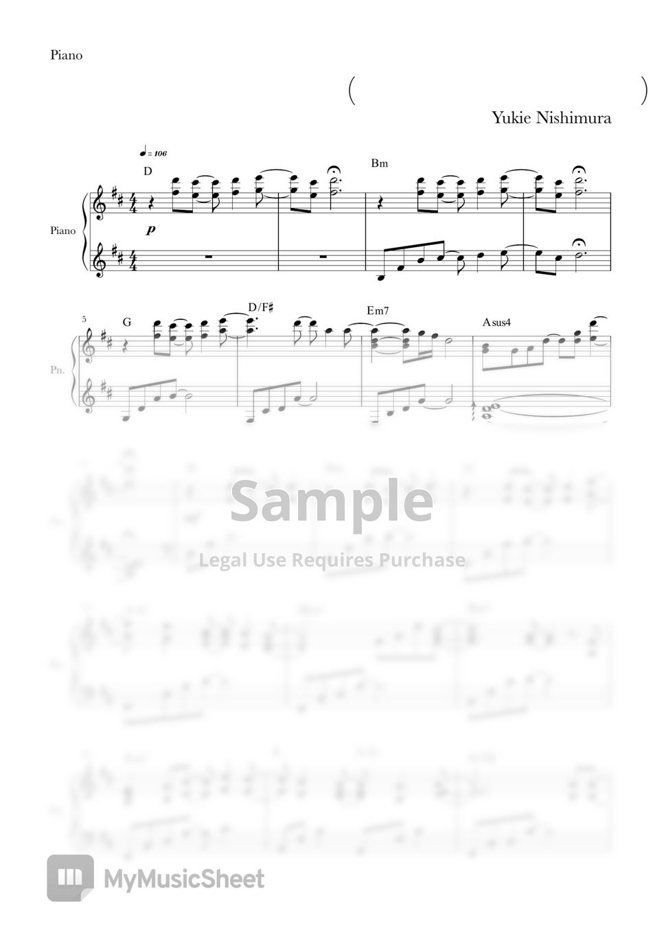  sheets by grace piano