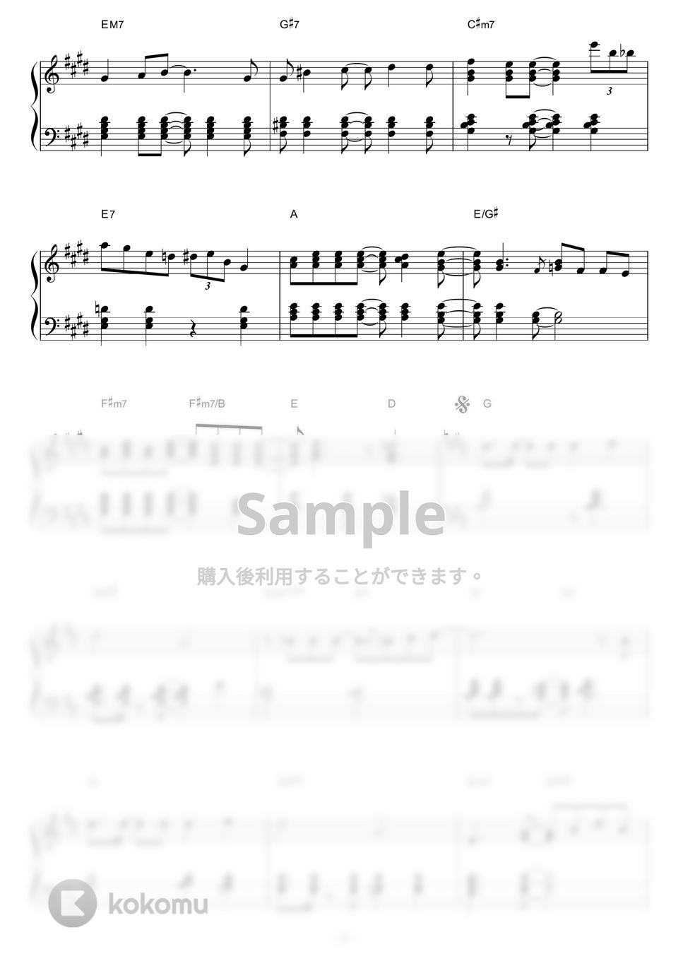 ゴダイゴ - 銀河鉄道999 (Jazz ver.) by piano*score