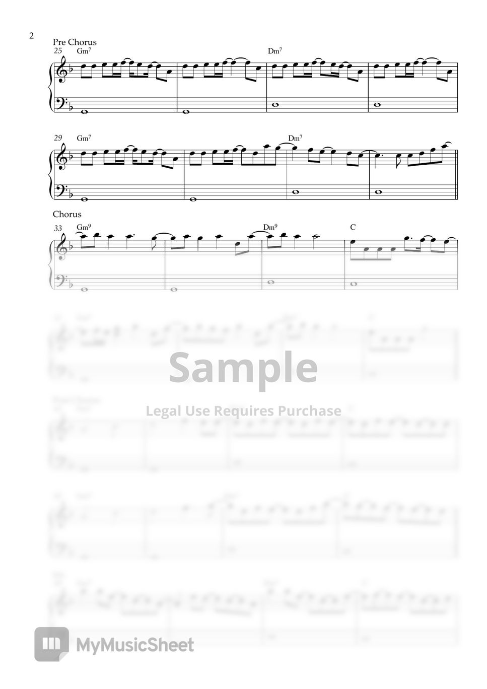 Jimin - Like Crazy (EASY PIANO SHEET) by Pianella Piano