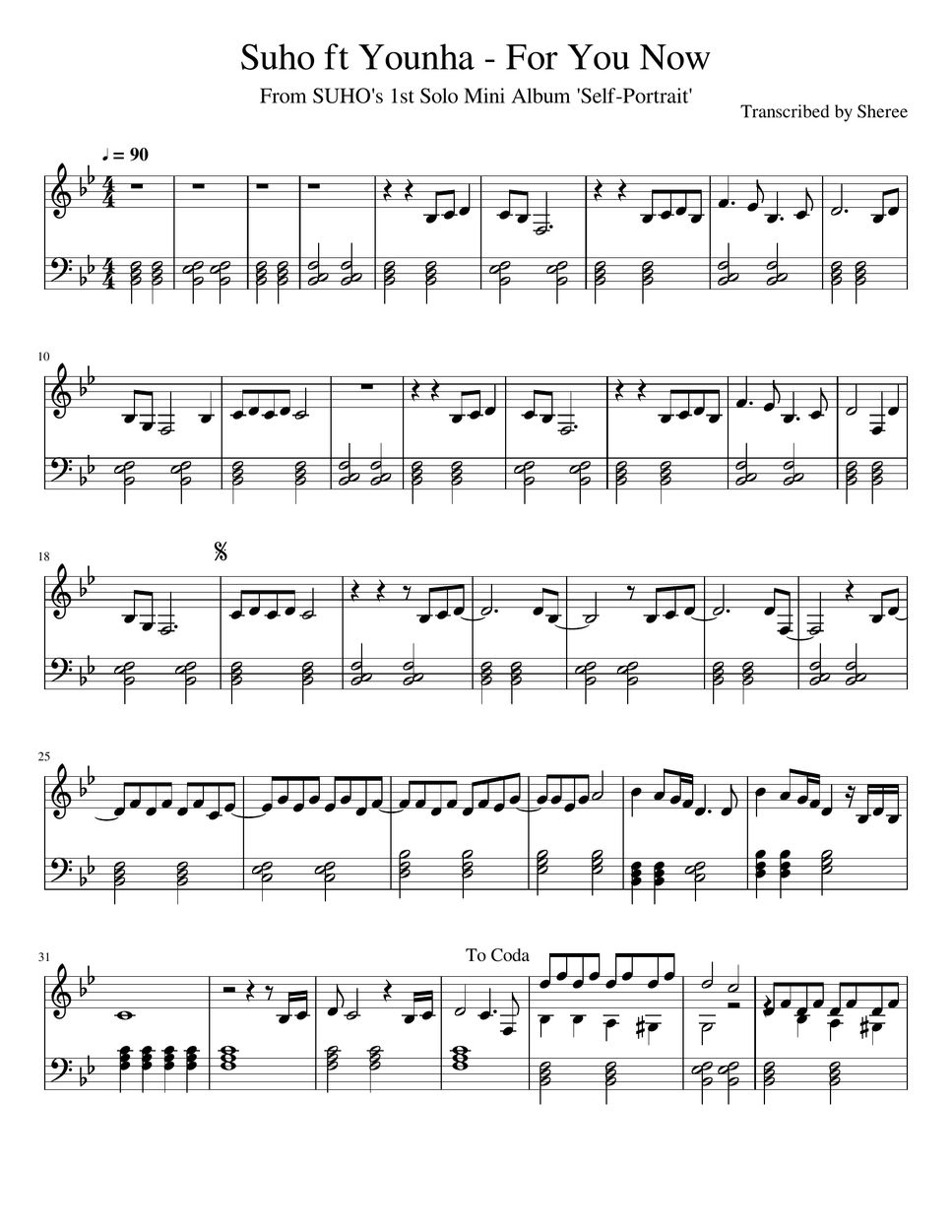 Where are you now Sheet music for Piano (Solo)