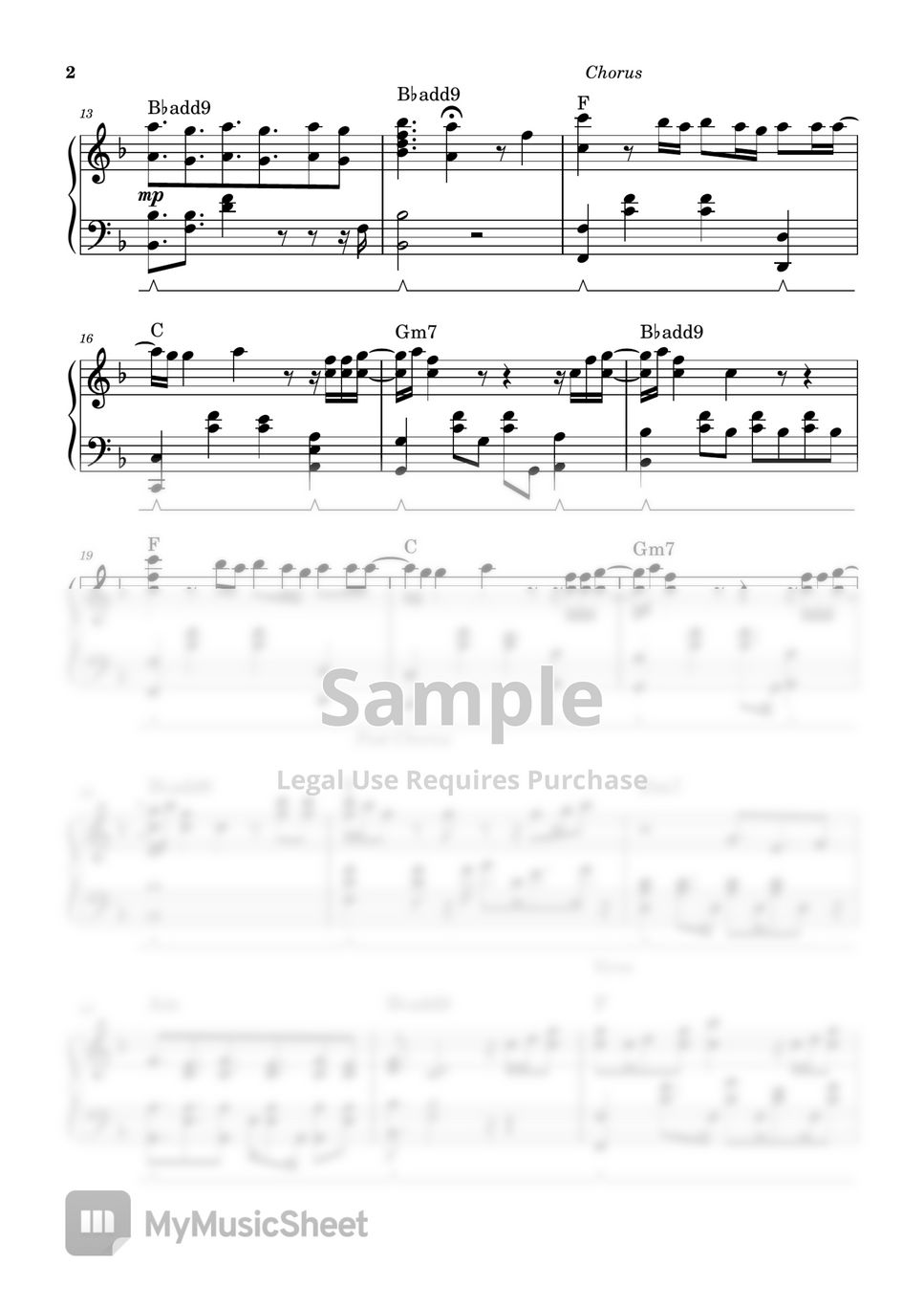 Adele - Easy On Me (PIANO SHEET) Lembar Musik by John Rod Dondoyano