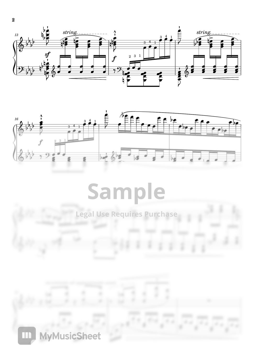 Liszt - Transcendental Études No.10 by Fortepian