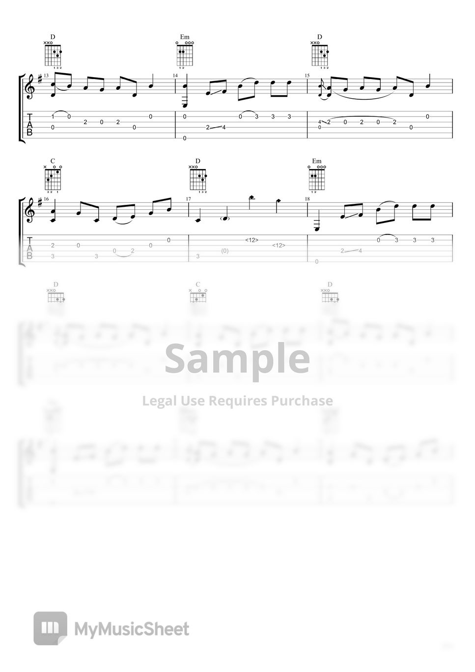 Maximillian Fingerstyle Guitar Beautiful Scars Sheets by