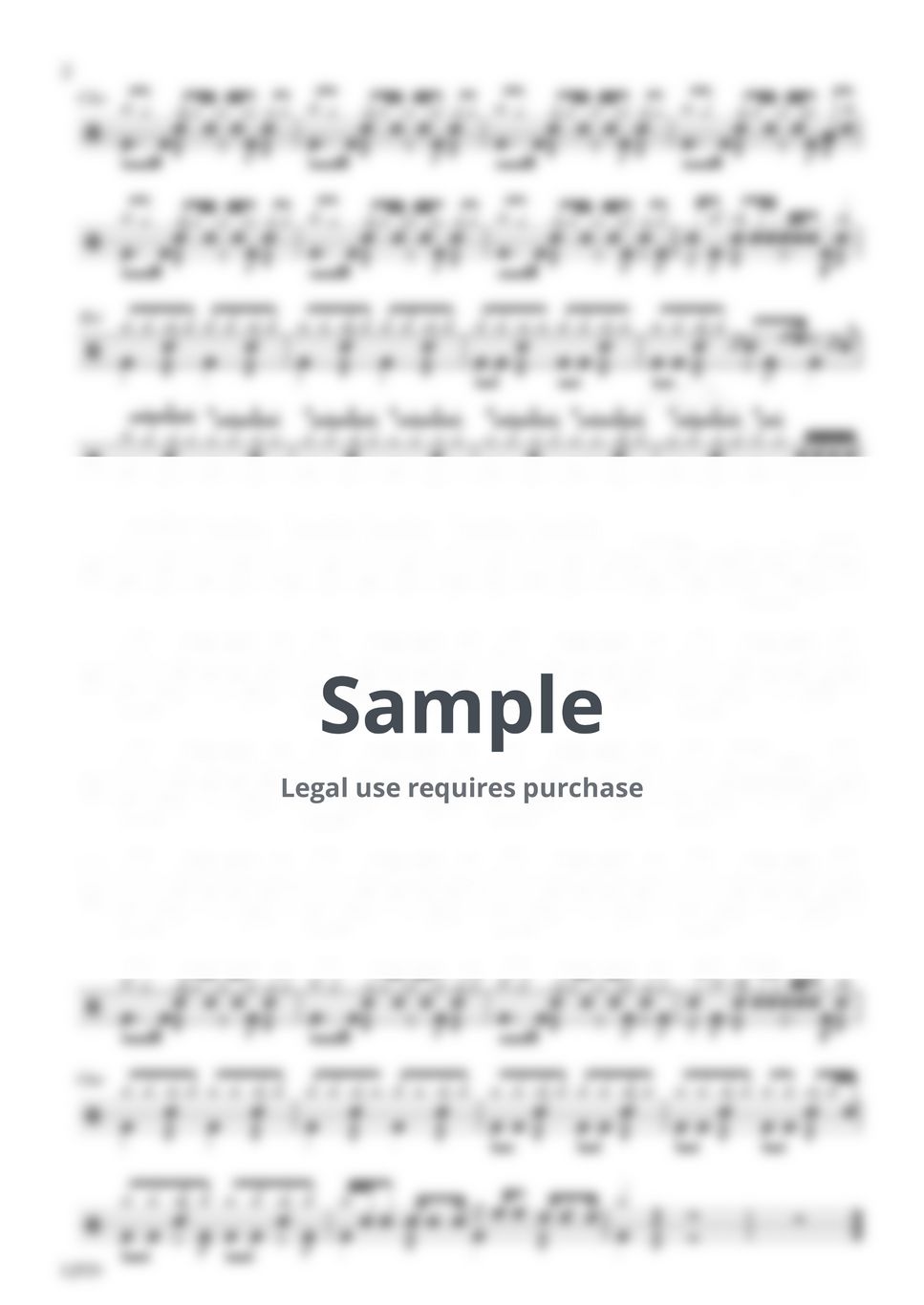 Muse Hysteria (easy) 악보 by 드러머이자연