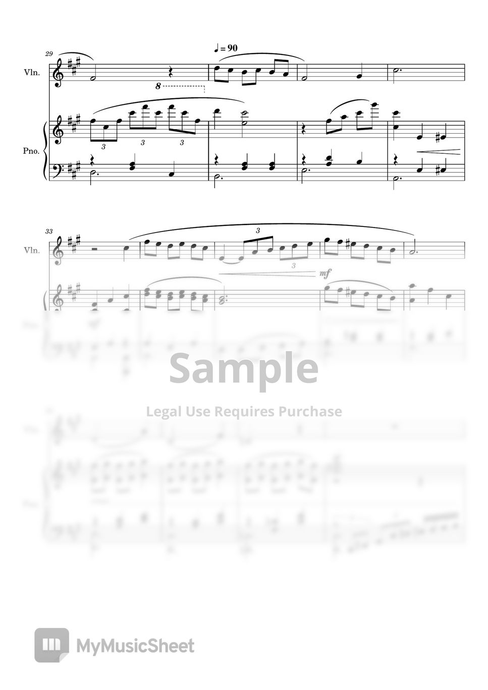 Mia and Sebastian's Theme - La La Land for Violin and Piano by Peach Rattanathumawat | Bloom Trio