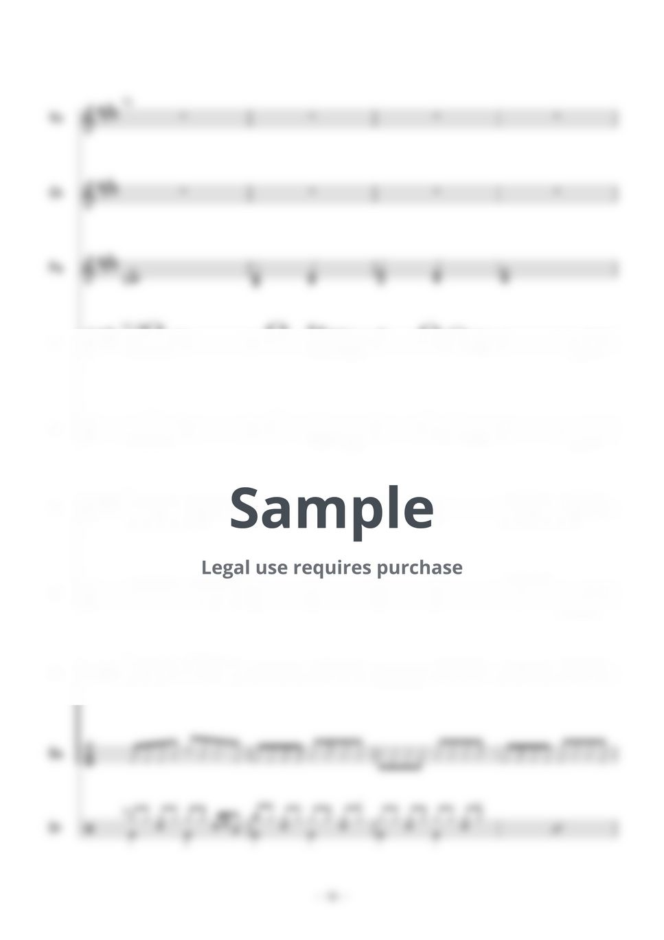 ZARD - あの微笑みを忘れないで (バンドスコア) Sheet Music by 二次元