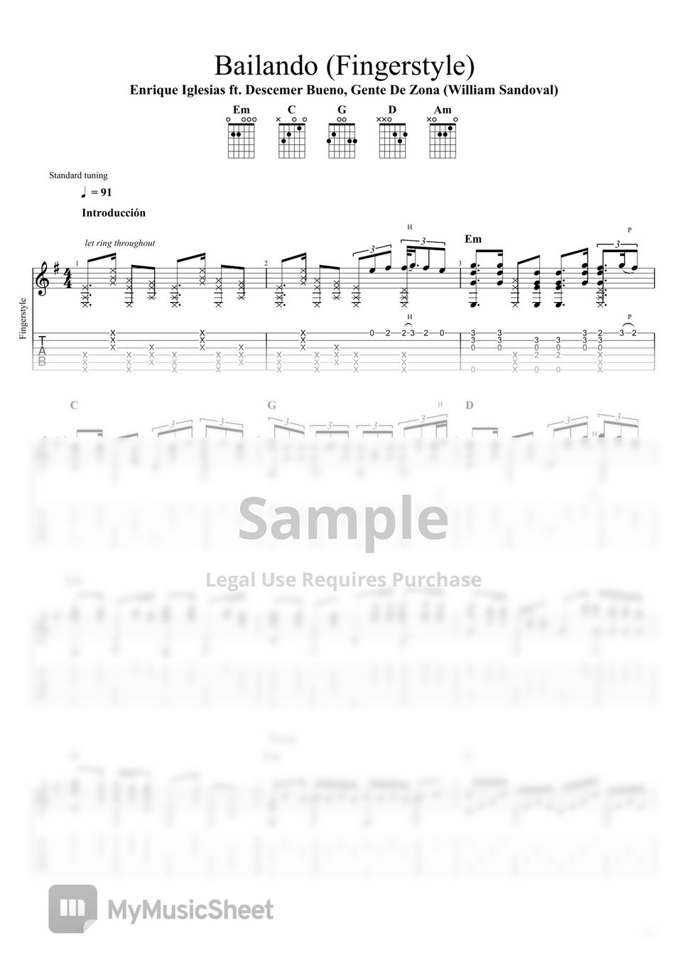 enrique iglesias guitar chords