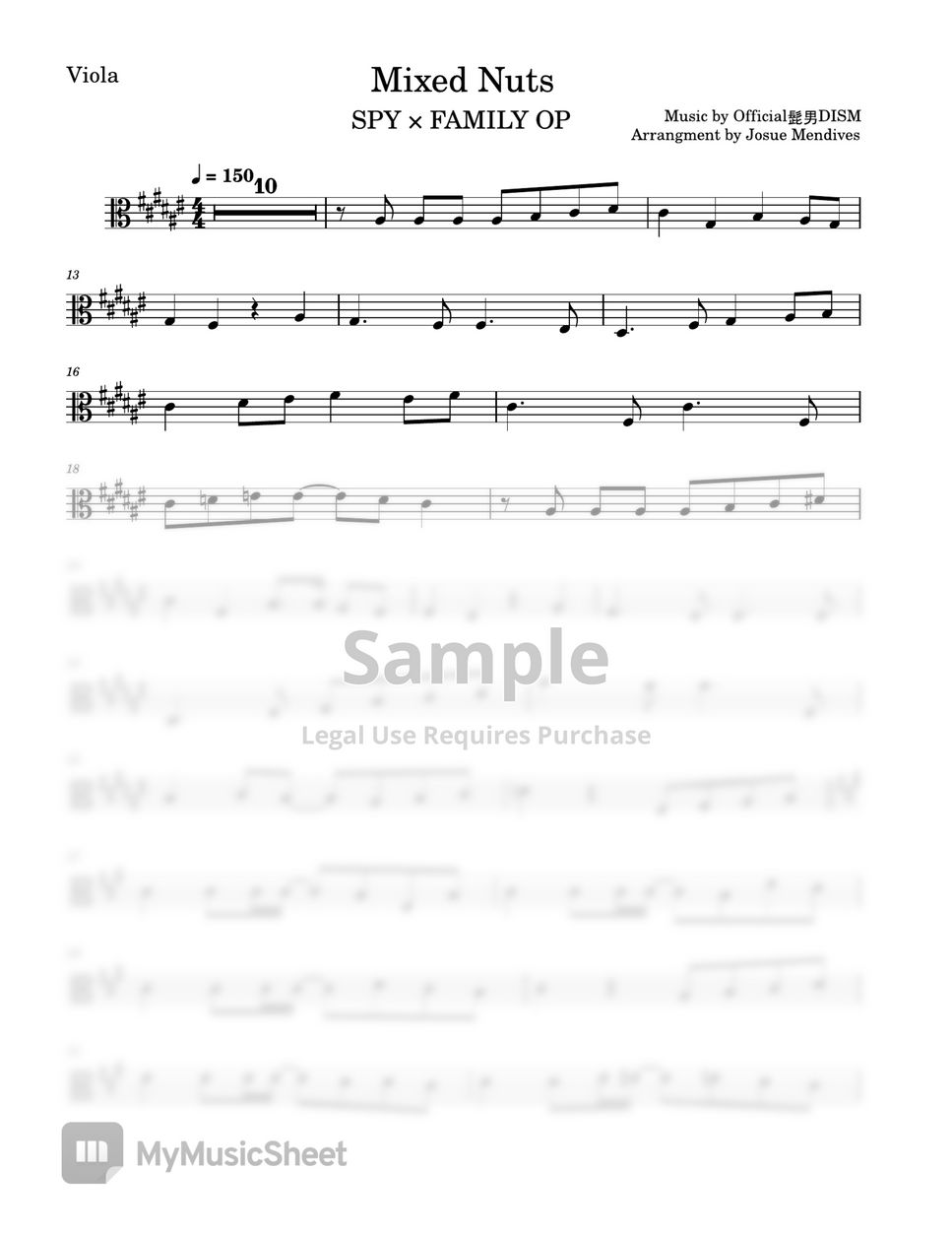 Official HIGE DANdism Mixed Nuts Sheets by Josue Mendives