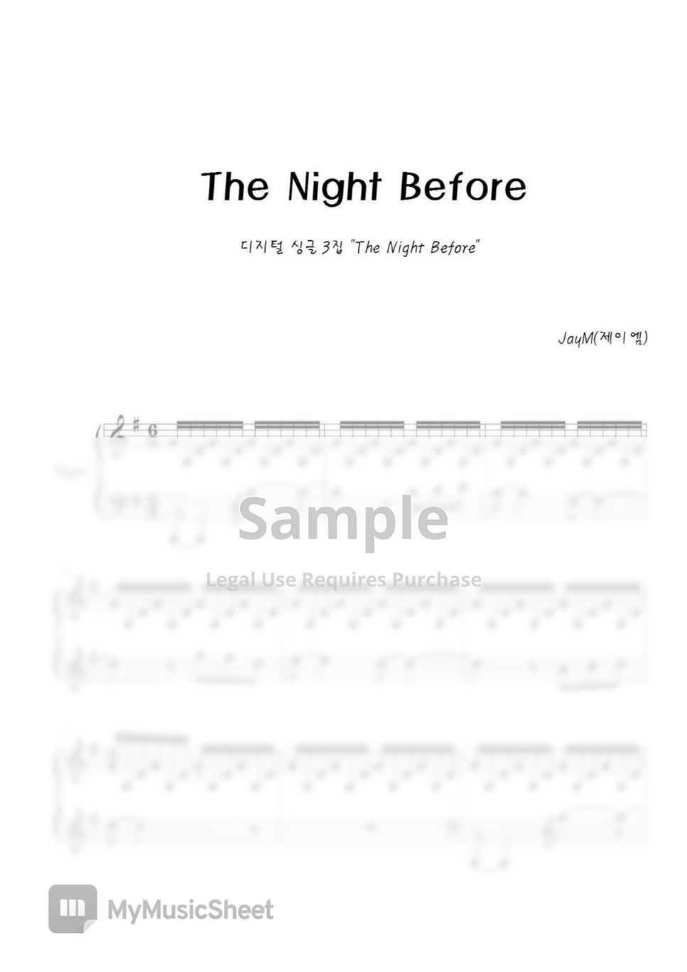 JayM - The Night Before (디지털 싱글 3집)