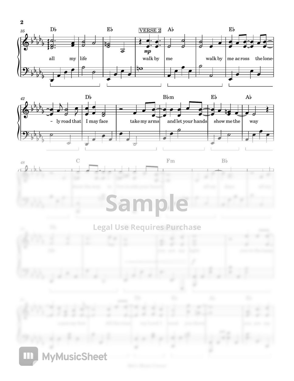 Gary Valenciano - Lead me Lord (piano sheet music) Sheets by Mel's ...