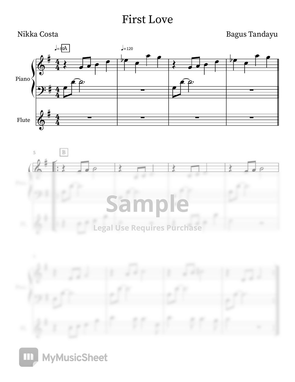 7 - Orange (For intermediate Piano) by Bagus Tandayu