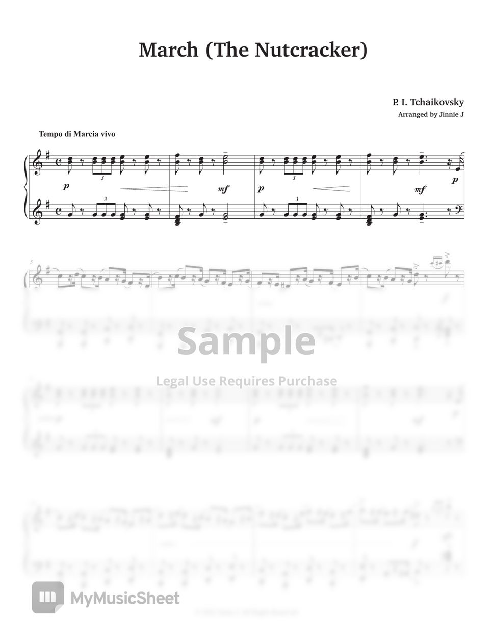 차이코프스키 - 행진곡 (호두까기 인형 中) by Jinnie J