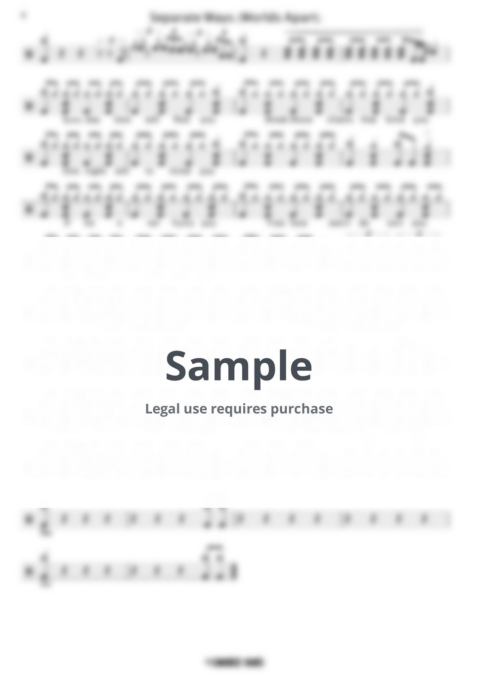 Journey - Separate Ways (Worlds Apart) by Gwon's DrumLesson