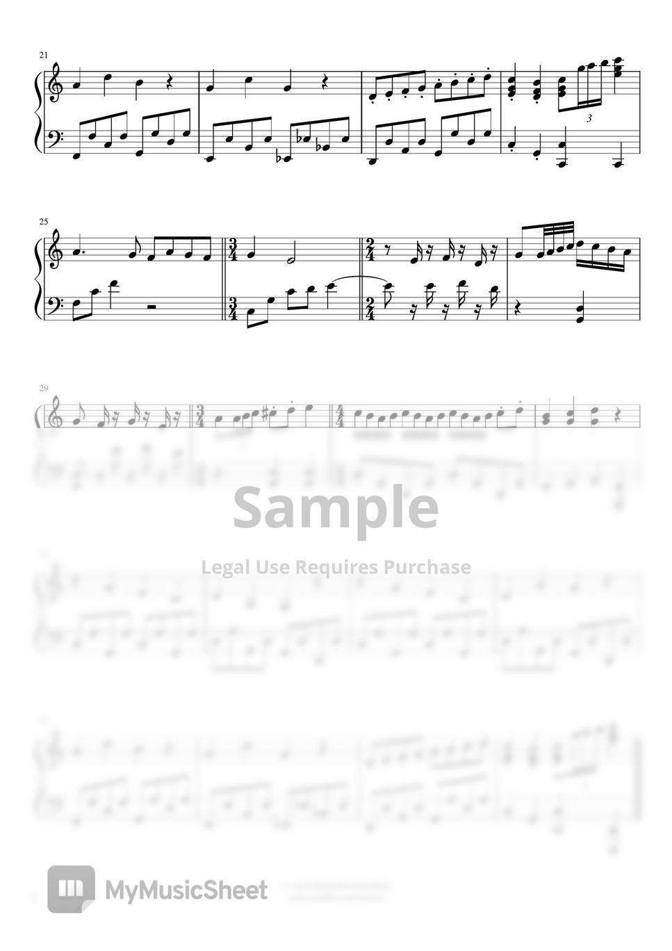 Pororo OST Opening theme song Sheets by PIANIST EINSTEIN
