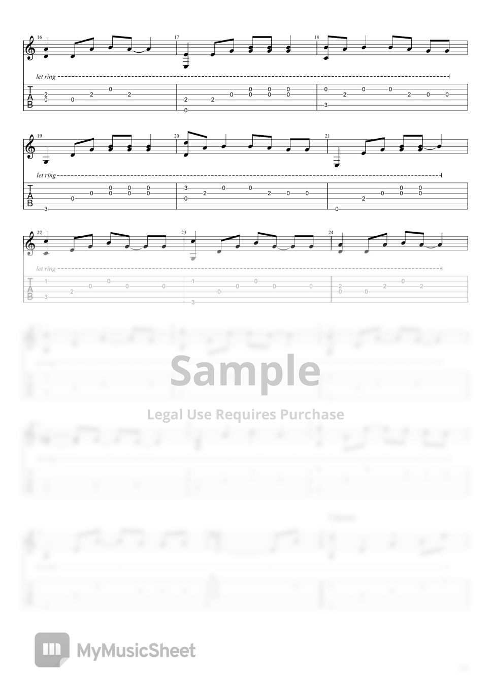 John legend all of me easy guitar fingerstyle for beginner sheets by