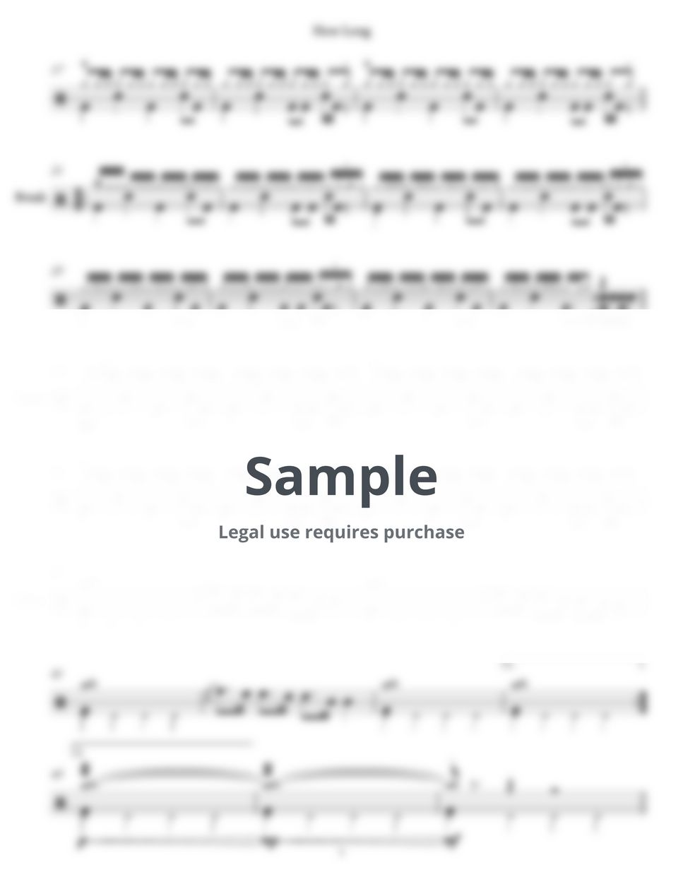 Saga - How Long by Jaslow Drum Sheets