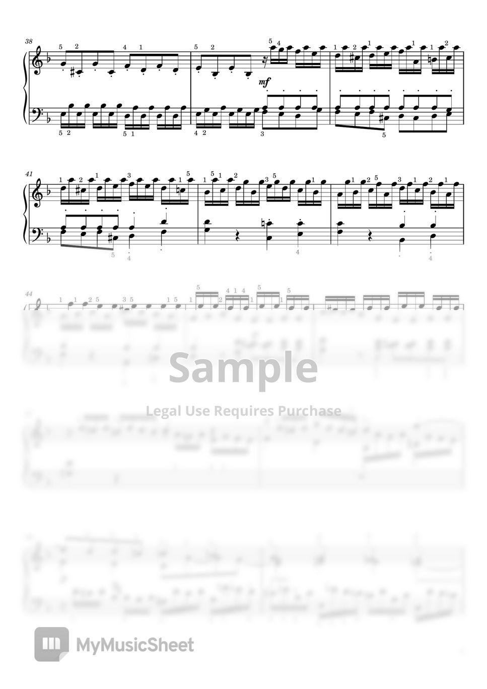 J.S.Bach - Toccata and Fugue in D Minor (BWV 565,J.S.Bach,Original Edition,With Fingering，《d小调托卡塔与赋格》BWV 565，原版带指法，巴赫) by poon