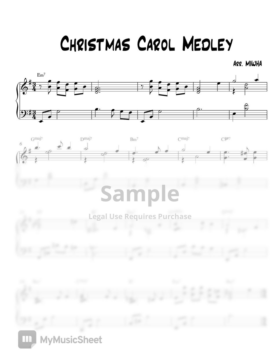 Christmas Hymns Medley - What Child Is This/Away in a manger/ Angels we have heard on high (Jazz Style) by MIWHA