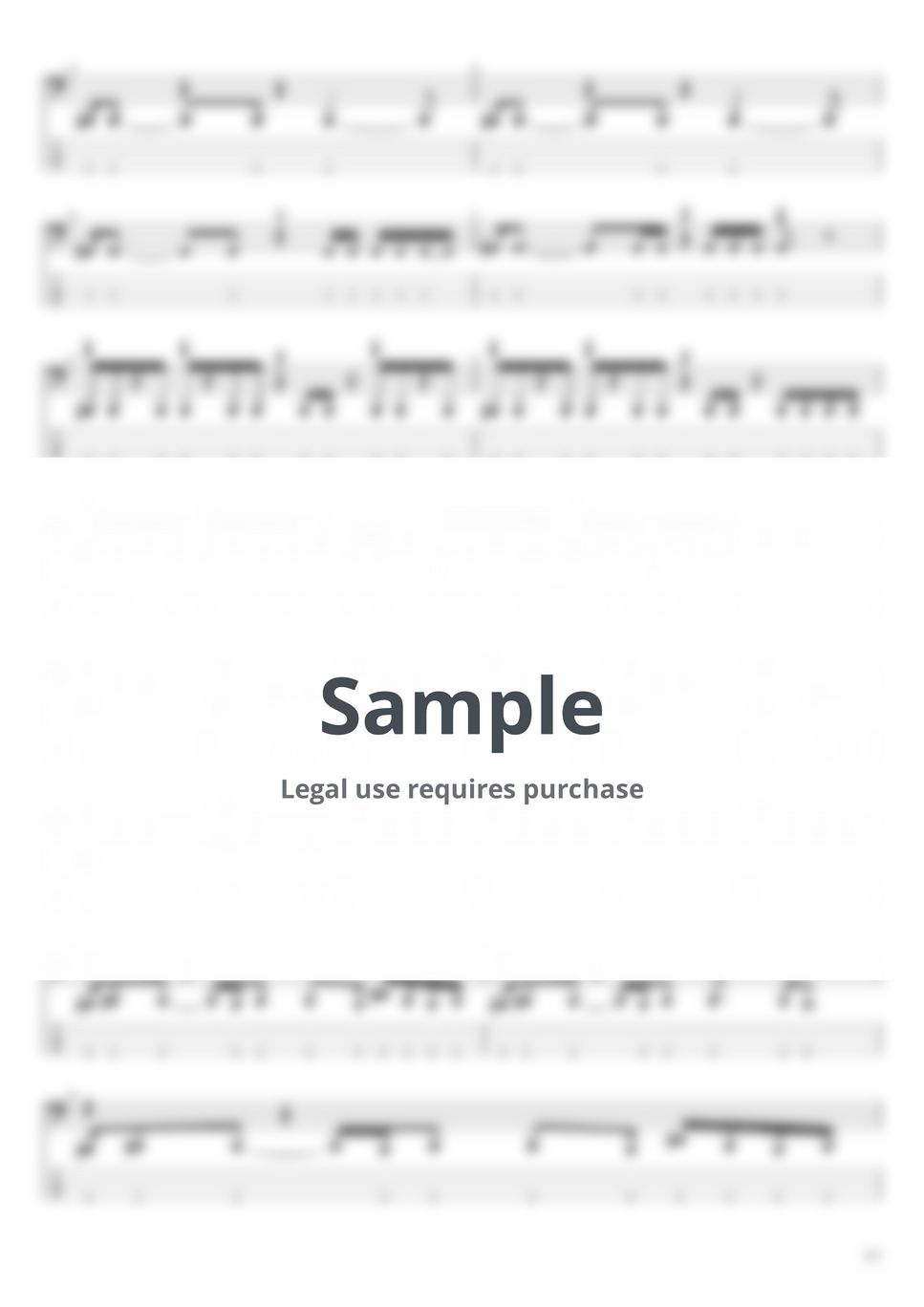 Motionless In White Masterpiece (Bass Tab) Sheets by Motionless In White