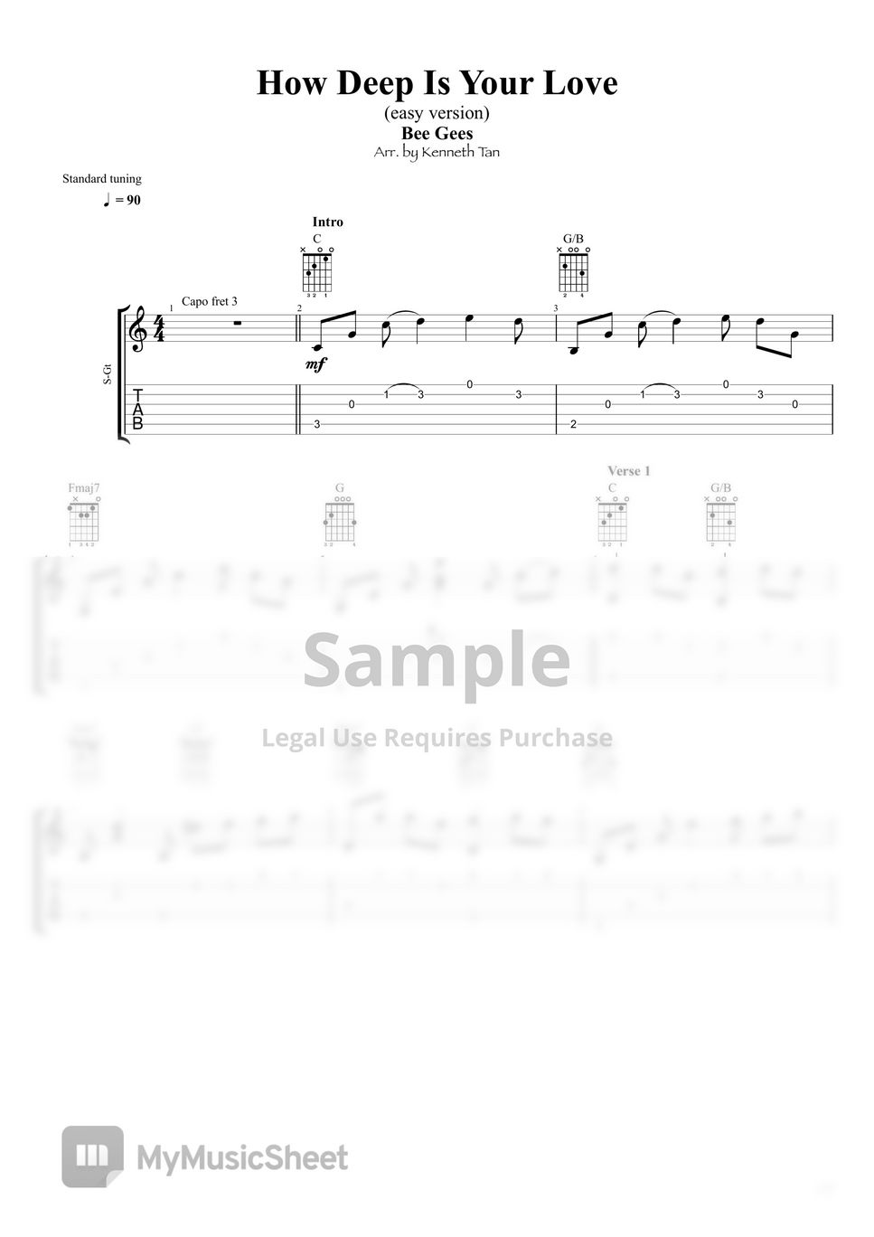 bee-gees-fingerstyle-guitar-how-deep-is-your-love-easy-version