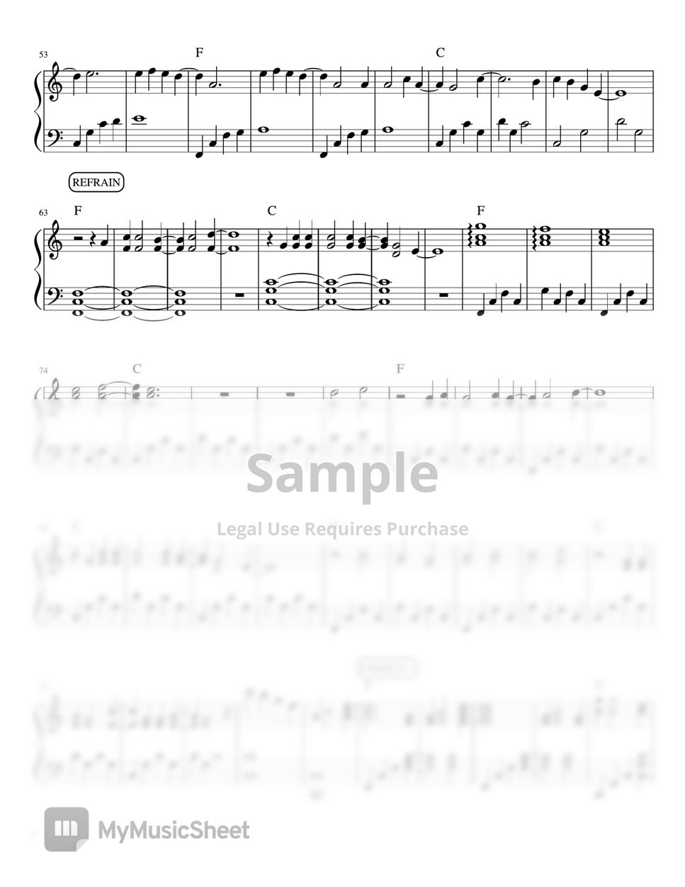 Munimuni - Simula (piano sheet music) by Mel's Music Corner