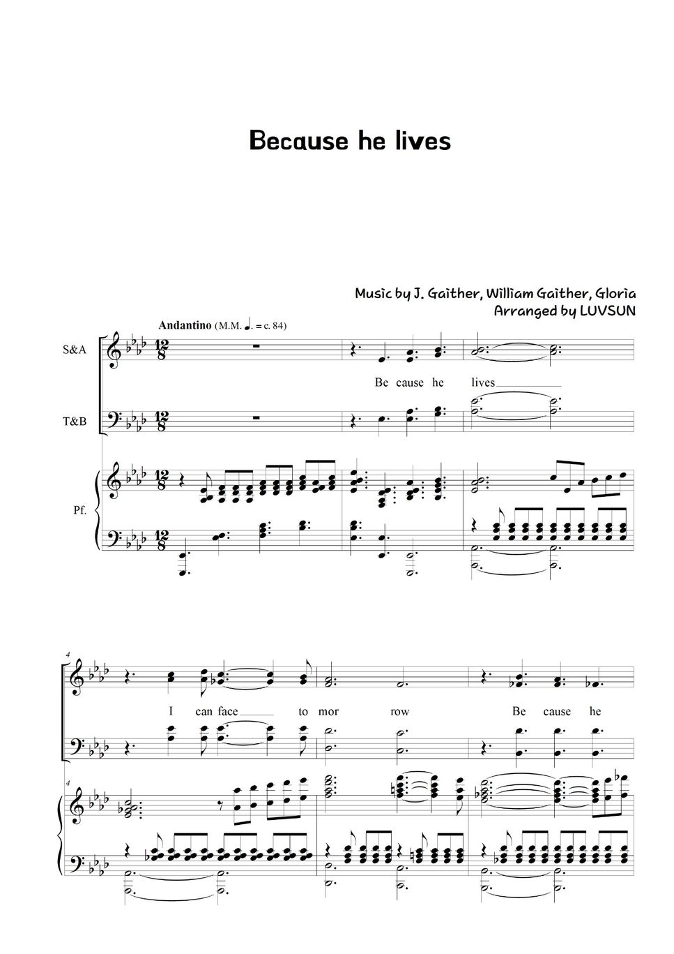 The Song Because He Lives