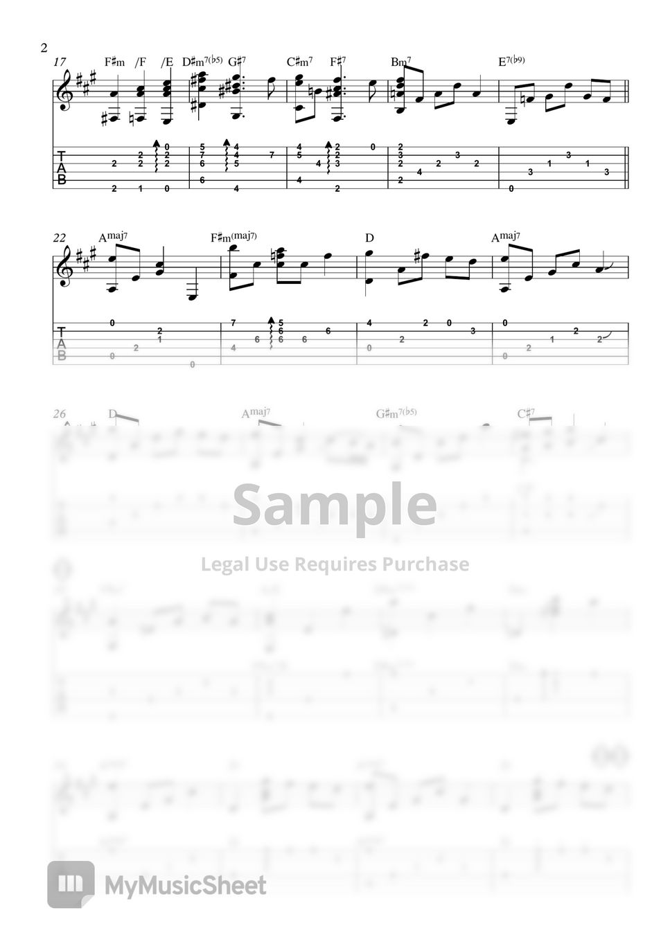 Henry Mancini - Moon River (Guitar inst) by GUITARBUCKS